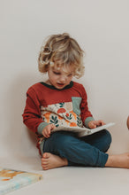 Load image into Gallery viewer, Willamette Organic Cotton Kids Long Sleeve Colorblock Tee
