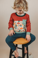 Load image into Gallery viewer, Willamette Organic Cotton Kids Long Sleeve Colorblock Tee
