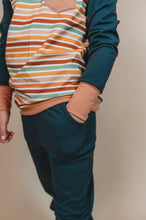 Load image into Gallery viewer, Willamette Organic Cotton Kids Long Sleeve Colorblock Tee
