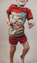 Load image into Gallery viewer, Willamette Organic Cotton Kids Short Sleeve Colorblock Tee