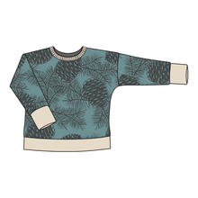 Load image into Gallery viewer, Pisgah Sloth Slouchy Sweatshirt