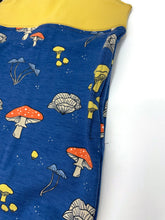 Load image into Gallery viewer, Canaveral  Gold Mushroom Snap Romper