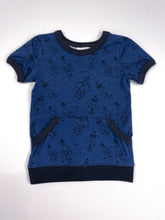 Load image into Gallery viewer, Canaveral  Blue Rockets Solid Kangaroo Tee