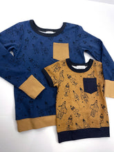 Load image into Gallery viewer, Canaveral  Blue Rockets Chest Pocket Tee