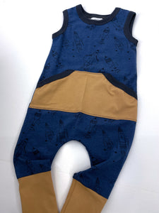 Canaveral  Blue Rockets Kangaroo Pull-on Romper