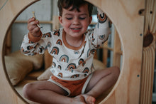 Load image into Gallery viewer, Zion Neutral Rainbow Slouchy Sloth Tee