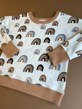 Load image into Gallery viewer, Zion Neutral Rainbow Slouchy Sloth Tee