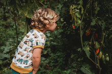 Load image into Gallery viewer, Willamette Organic Cotton Kids Short Sleeve Sloth Tee