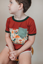 Load image into Gallery viewer, Willamette Organic Cotton Kids Short Sleeve Colorblock Tee