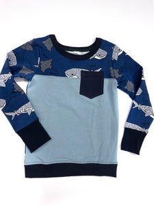 Canaveral  Whale Shark Colorblock Tee