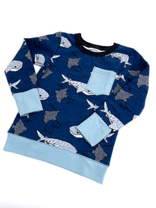 Canaveral  Whale Shark Chest Pocket Tee