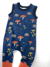 Load image into Gallery viewer, Canaveral  Ginger Mushroom Full Print Pull-on Romper