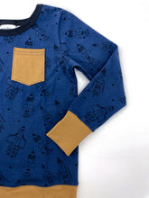 Load image into Gallery viewer, Canaveral  Blue Rockets Chest Pocket Tee