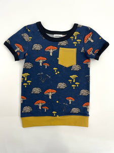 Canaveral  Gold Mushroom Chest Pocket Tee