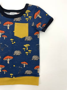 Canaveral  Gold Mushroom Chest Pocket Tee