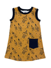 Load image into Gallery viewer, Canaveral  Toffee Rockets Dress