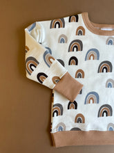 Load image into Gallery viewer, Zion Neutral Rainbow Slouchy Sloth Tee