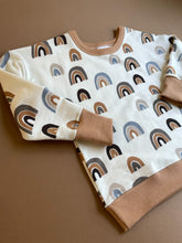 Load image into Gallery viewer, Zion Neutral Rainbow Slouchy Sloth Tee